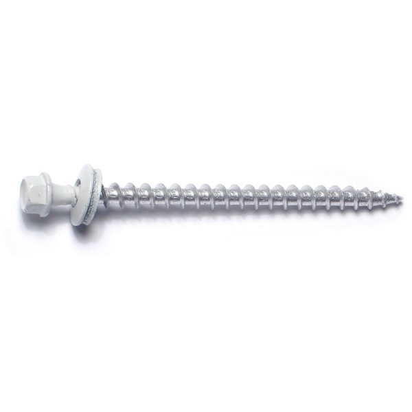 Buildright Self-Drilling Screw, #10 x 3 in, Painted Steel Hex Head Hex Drive, 260 PK 51245